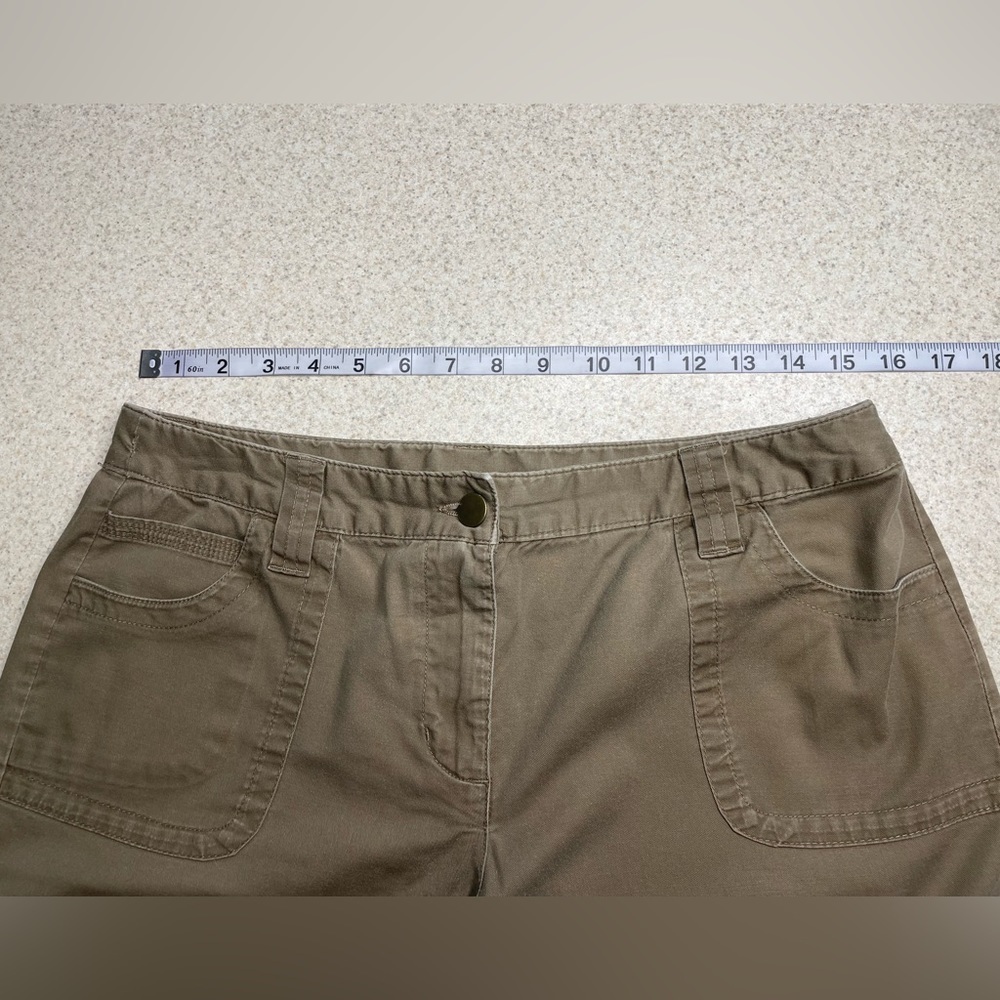 Style & Co Tie-Hem Cargo Capri Pants Size 8 - Picture 3 of 10